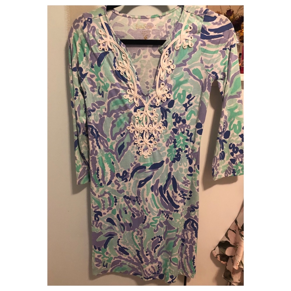 Lilly Pulitzer Half Sleeve Embroidered Dress